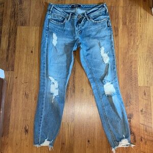 Silver Jeans Women's Skinny Jeans - Light Blue